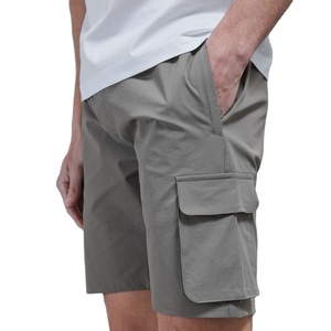 Pantalones Cortos Deportivos Transpirables con Estampado de Diamantes, Estilo Casual con Cordón, Pantalones Cortos de Verano para Hombre, Pantalones Cortos de Alta Gama 100% Poliéster - Product Image 1