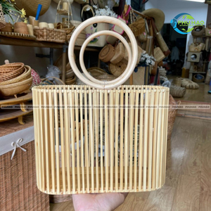 SAC À MAIN SEAGRASS élégant avec sangle pour une utilisation polyvalente Élégant écologique pour l'été Mesdames sac pour les femmes - Product Image 2