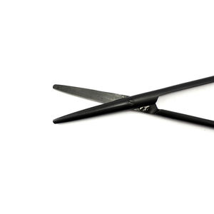 Ciseaux à dissection médicale Metzenbaum 18cm Instrument chirurgical revêtu de titane noir Acier inoxydable Acier manuel incurvé - Product Image 3