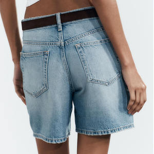 <b>Women</b> Athletic <b>Shorts</b> Custom Polyester Gym Athletic <b>Shorts</b> Custom Ruffle <b>Shorts</b> <b>Women</b> Classical <b>Women</b> Fashion Jean <b>Shorts</b> Denim - Product Image 4