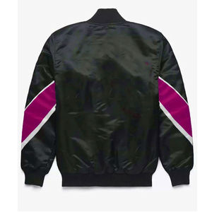 Veste bomber en satin de qualité supérieure, vente flash, pour hommes, printemps, coupe-vent, respirante, grande taille, personnalisable, vestes pour hommes - Product Image 4