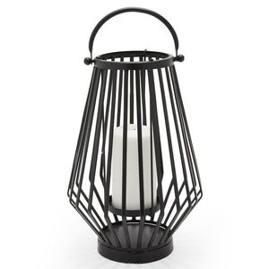Farol de Hierro Perfecto para Ambientes Románticos que Ofrece una Iluminación Cálida y Suave que Crea un Ambiente Nocturno Acogedor y Relajante - Product Image 1