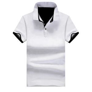 Camiseta Polo lisa de calidad transpirable para hombre, ropa de calle principal, fabricación de bordado, ropa de verano de gran tamaño, camisetas Polo - Product Image 1