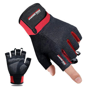 Logotipo personalizado de alta calidad entrenamiento deporte mano hombre mujer entrenamiento Fitness levantamiento de pesas gimnasio guantes de boxeo - Product Image 5