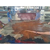 Kulit Sapi Asli 100% Kualitas Tinggi BS International Grosir, Lembaran Kulit Split Bermotif, Dapat Disesuaikan, Poles, Tahan Angin, Dekorasi Rumah