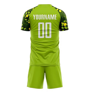 Uniforme de l'équipe de football pour hommes chemise et short dernier modèle personnalisé impression par sublimation ensembles d'uniformes de football service OEM - Product Image 2