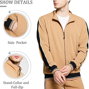 Chándales de lana de alta calidad para hombre, chándales para hombre, moda de moda, deportes, Fitness, conjuntos populares para correr, chándal informal para hombre - Product Image 5