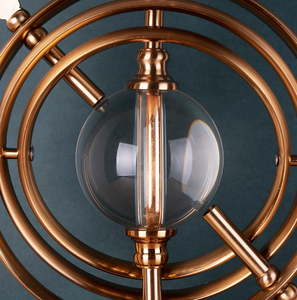 Prisme en laiton Ak, magnifique objet décoratif en métal pour la décoration de la maison et la décoration de table, ornement - Product Image 3