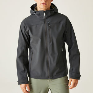 Chaqueta Cortavientos de Invierno para Hombre, Tejido Transpirable e Impermeable, Ligera, Estilo Urbano, con Capucha, 100% Nailon - Product Image 1