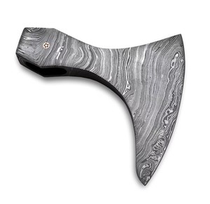 Nordic Forge NF116 Customizable Damascus Steel <b>Axe</b> Head Viking Style Bearded DIY Hatchet <b>Wood</b> Handle Industrial Grade Hand - Product Image 1
