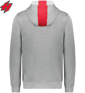 Sudadera con capucha de forro polar oversize sin cordón con cremallera, diseño liso y holgado, de alta calidad para hombre, superventas - Product Image 4