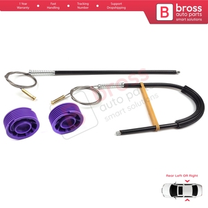 Kit de réparation de lève-vitre arrière gauche ou droit BWR5039 pour A3 S3 MK3 8V 2012-2021 4/5 portes 8V4839461 8V4839462 - Product Image 3
