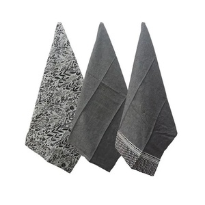 Toalla de cocina 100% algodón orgánico, suave y absorbente de alta resistencia, toalla de mano de cocina con logotipo personalizado impreso, precio al por mayor - Product Image 6