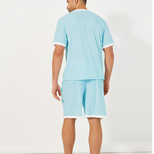 Vente en gros de vêtements d'été Nouveau design pour hommes Twin Sets Short et t-shirt à manches courtes Twin Set pour hommes de haute qualité - Product Image 3