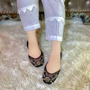 Hot Selling Custom Girls Traditional Beaded Wedding Punjabi Jutti <b>Khussa</b> Indian Summer Fancy Outdoor <b>Shoes</b> - Product Image 5