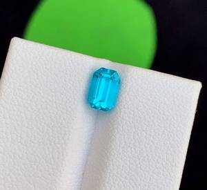 100% ธรรมชาตินีออนสีฟ้า Apatite พลอยหลวมเกรดแฟนซีเหลี่ยมเพชรพลอยตัดเหมาะสําหรับเครื่องประดับทําใช้ OEM จํานวนมาก - Product Image 6