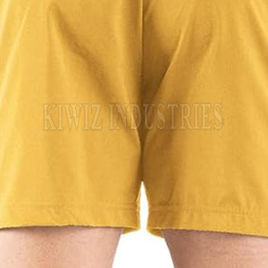 New Arrival Private Label Men's <b>Elastic</b> Waist Solid Shorts for Adult OEM Service Wholesale Custom Design - Product Image 4
