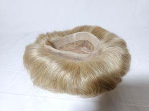 Peluca de encaje frontal Mono para hombre 8x10 color #3 mejor calidad fabricada directamente en peluca Bangladesh oferta al por mayor disponible - Product Image 6