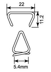 GMH-22 Aplus, วงแหวนหมูแมนนวล, มงกุฏ22มม., ก้าน1.4X2.2mm สำหรับที่นอน - Product Image 3