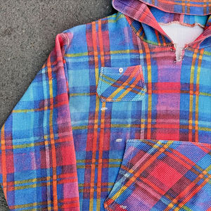 Fabricante de Ropa Personalizada para Hombre, Sudaderas con Capucha de Alta Calidad 100% Personalizadas, Unisex, con Bolsillos a Cuadros, Estilo Desgastado - Product Image 3