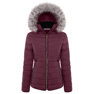 Chaqueta de exterior acolchada para mujer con capucha desmontable, ligera y duradera, tamaño y colores personalizados - Product Image 1