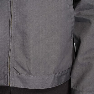 Veste décontractée coupe-vent pour homme, collection automne-hiver 2026, à manches longues, style bomber, avec broderie décorative et finition brute - Product Image 4