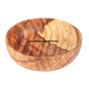 Bol de service en bois Bol de service fait main de belle qualité Bol de service en bois de luxe décoratif de meilleure qualité - Product Image 2