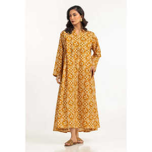 Chemise longue en popeline imprimée décontractée avec col chemise pour le printemps/été Modèle IPS-77154 - Product Image 5