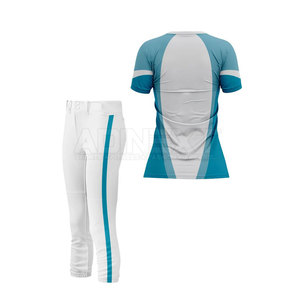 Vêtements de sport respirants pour femmes, uniforme de softball, écologique, haute qualité, 100% polyester, couleur et logo personnalisés, nouveau design - Product Image 3