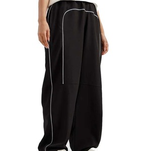 Pantalones Anchos de Pierna Ancha de Poliéster Desgastado con Lavado Ácido, Cintura Alta, Holgados, Estilo Vintage, Diseño Personalizado de Fabricante 2025 - Product Image 6