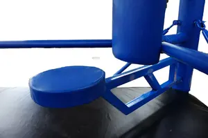 Matériau en cuir artificiel personnalisé de haute qualité pliant anneau de boxe couverture de corde taille professionnelle - Product Image 5