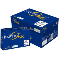 Papel Original PaperOne A4 80 GSM 70 Gramos 100% Pulpa de Madera Virgen Papel Bond de Alta Luminosidad para Copias de Alta Calidad para Uso en Oficina