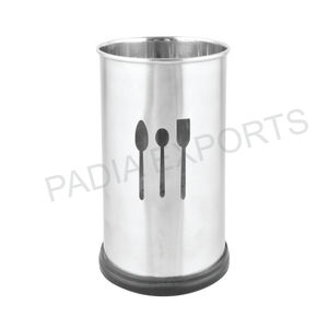 อุปกรณ์จัดระเบียบเครื่องครัวสแตนเลสมีสไตล์พร้อมพิมพ์ช้อนสำหรับเครื่องใช้บนโต๊ะอาหารที่ทันสมัยและคลาสสิก - Product Image 1