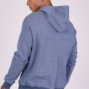 Ensemble de survêtement de luxe pour hommes-100% coton pull à capuche joggings haute qualité cordon de serrage sur le côté logo personnalisé compatibilité avec l'hiver - Product Image 3