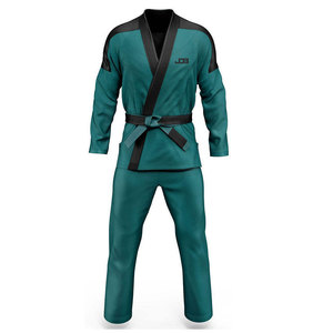 Uniforme de Jiu Jitsu 100% Algodón, Conjuntos Transpirables y Cómodos, Logotipo Frontal, Diseñado para Guerreros en el Tapete, en Venta - Product Image 2