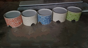 Soporte para Pastel Hecho a Mano con Incrustaciones de Hueso y Resina, Múltiples Colores, para Decoración de Bodas, Fiestas y Eventos, Diseño Elegante, Exportaciones de Emporio de Artesanías - Product Image 4