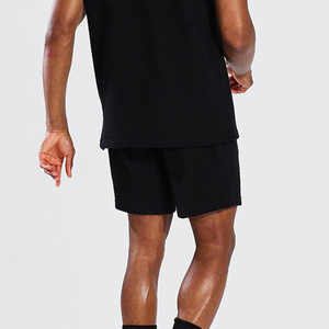 Ensemble short et t-shirt d'été personnalisé pour homme, style streetwear, en coton et polyester, coupe oversize unisexe, imprimé, personnalisable OEM - Product Image 5