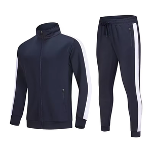 Ensemble survêtement avec capuche et pantalon unisexe 100% coton à impression personnalisée pour hommes - Product Image 6