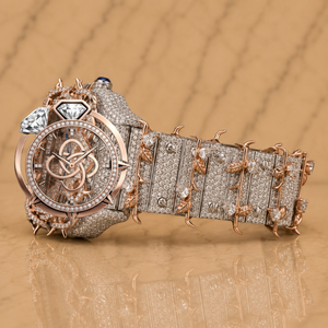 Reloj de Lujo con Diamantes Moissanite VVS para Hombre, Reloj de Pulsera de Acero Inoxidable Completamente Cubierto de Diamantes - Product Image 3