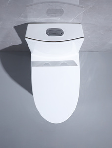 Modern Luxurious Washdown Ceramic Sanitary Ware Dual-Flush One Piece <strong>Toilet</strong> for Hotels Washrooms with P-Trap Drainage Pattern - Product Image 6