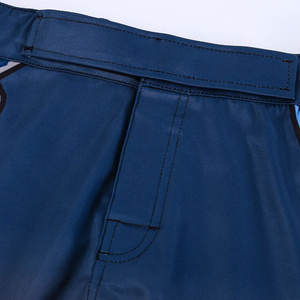 Pantalones cortos de boxeo MMA de algodón de alta calidad para hombres con logotipo personalizado: ropa de lucha duradera y transpirable - Product Image 4