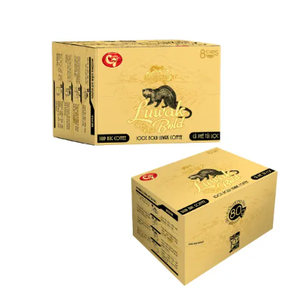 Sac d'égouttement Robusta Coffee Bean de haute qualité Luwak Medium Roasted avec un goût audacieux Service OEM ODM de Hucafood au Vietnam - Product Image 2