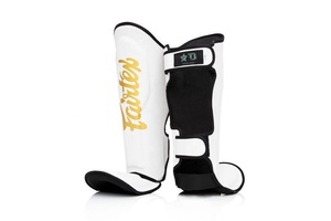 Pro Combat Sports Protège-tibias - Équipement de protection haute performance pour le Muay Thai et le MMA - Conception ergonomique en jaune vif - Product Image 2