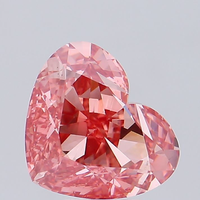 Laboratuvarda Yetiştirilmiş CVD Elmas Karışımı Canlı Pembe Fantazi Renk 1 Karat Brillant Kesim EX Kalite 10/10 Sertlik Etik Taş Nişan Yüzüğü