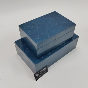 Boîte incrustée de résine artisanale pour le stockage de bijoux Organisateur de souvenirs décoratif de qualité supérieure par Tradebyd - Product Image 4