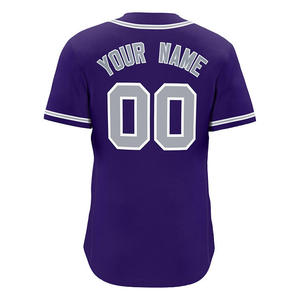 Buena Venta de béisbol Softball Jersey transpirable 3D patrón uniforme personalizable nombre del equipo nombre del jugador número bajo MOQ conjuntos desgaste - Product Image 5