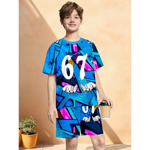 ชุดกีฬาเด็กคุณภาพสูง คอลเลคชั่นเสื้อผ้ากีฬาทันสมัย ขายส่งเสื้อผ้ากีฬาเด็กผ้าฟลีซเทคโนโลยี 100% โพลีเอสเตอร์ - Product Image 5