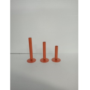 Modern Metal Candle Holder Purple Color Inspired Nordic Simplicity Scandinavian Artistry Christmas Home Decor Handmade Heat - Product Image 4