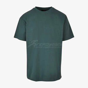 T-shirts tricotés 100% coton pour hommes Vente en gros de t-shirts de haute qualité avec logo personnalisé vintage délavés à l'acide surdimensionnés 100% coton - Product Image 4