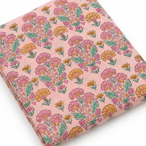 Tissu en voile de coton tissé léger à imprimé floral fait main Pinksa Fashion, fil peigné, largeur 43/44 pouces, 60S60S, 90 GSM - Product Image 4